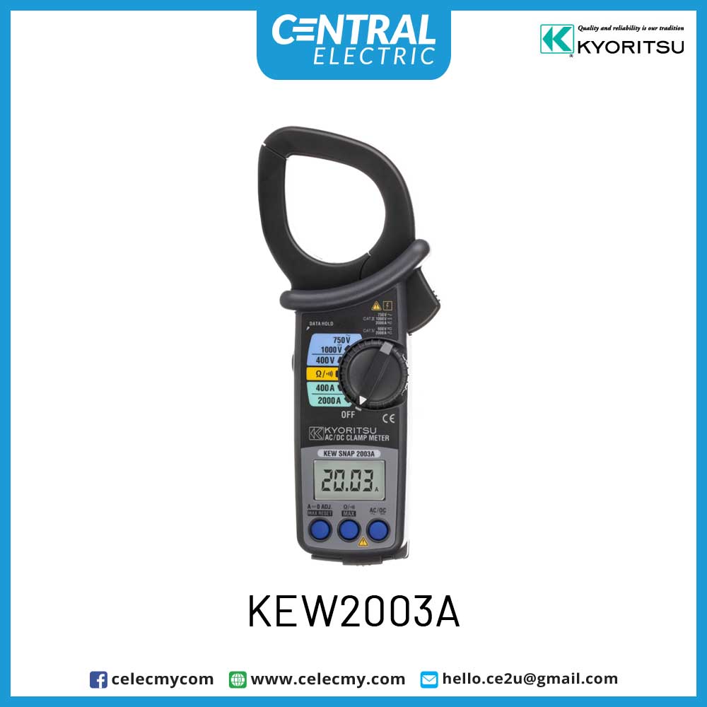 Kyoritsu 2003A AC/DC Clamp Meter